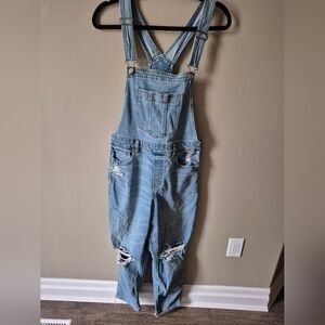 American Eagle Outfitters Denim Blue Women's Overalls